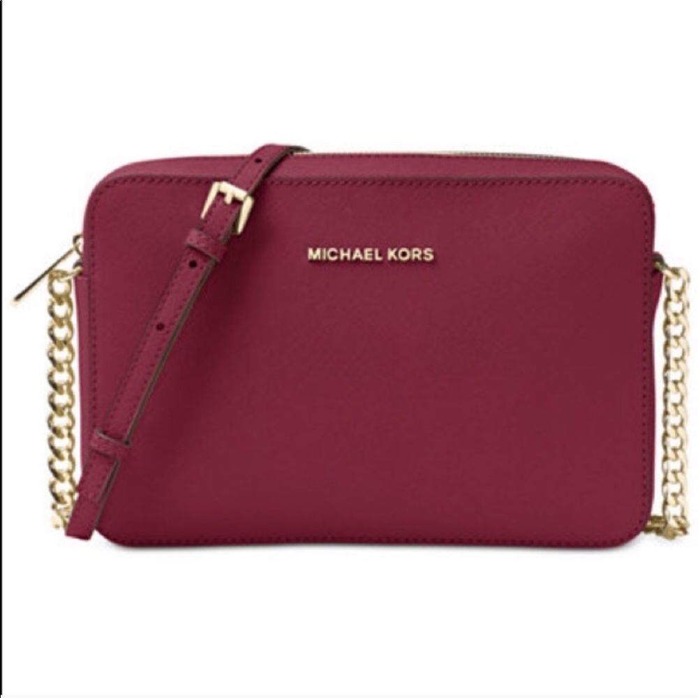Burgundy Michael Kors Bag